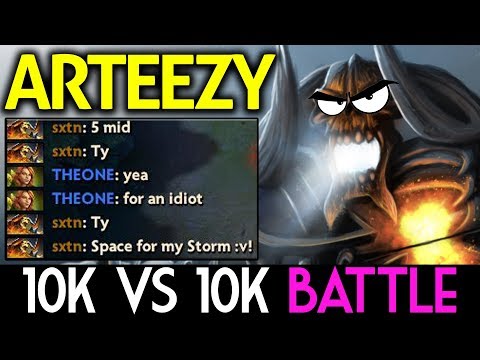 Arteezy Dota 2 [Clinkz] 10k vs 10k Battle
