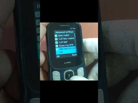 lava a3 vibe vibration on call connect on off setting #shorts #mobile #phonesetting