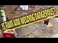 Is it DANGEROUS to WELD ⚡️in the RAIN?☔️