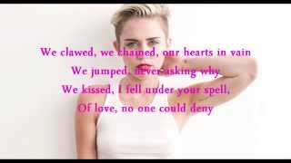 Miley Cyrus-Wrecking Ball w Lyrics