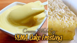 How to make Creamy Whole Egg Yema Cake Frosting | Whole Egg Custard Frosting Recipe