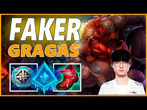 ⚡FAKER GRAGAS JUNGLE GAMEPLAY⚡SEASON 12 LEAGUE OF LEGENDS