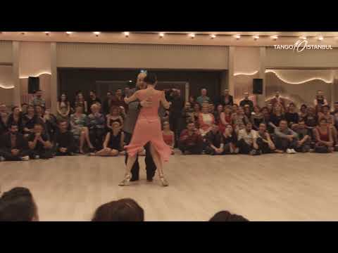  Daniel Andreas Carlsson  and  Cecilia Piccinni  are  dancing  to  the  vals  "  Temo  "  by  Orquesta Típica Victor  at  TanGO TO Istanbul  in  2018