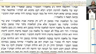 הלכות שבת מלאכת טוחן הקדמה - הרב צבי ווייס שנת תשפ"א