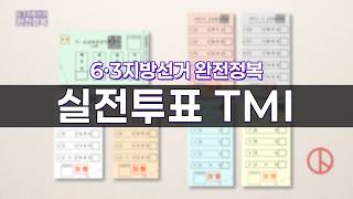 [YTN 특집방송] 6ㆍ3지방선거 완전 정복 - 실전투표 TMI 영상 캡쳐화면
