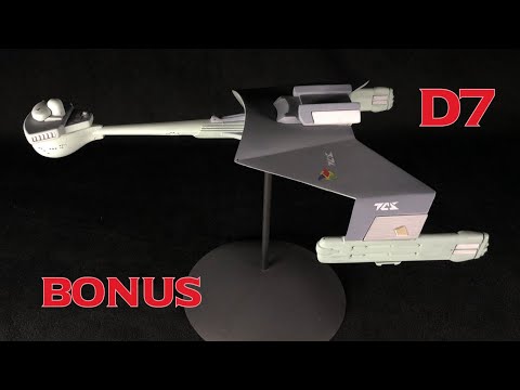 Klingon D7 Battlecruiser - BONUS Paint Booth - 1:1000 - Polar Lights