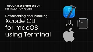 Install Xcode Command Line Tools (Xcode CLI) from Terminal on macOS