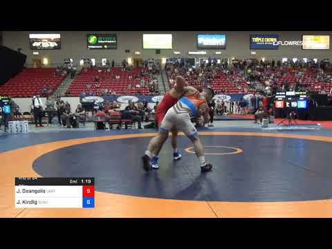 70 Kg Rnd Of 64 Justin Deangelis TMWC OKRTC Vs Joshua Kindig Sunkist Kids Wrestling Club