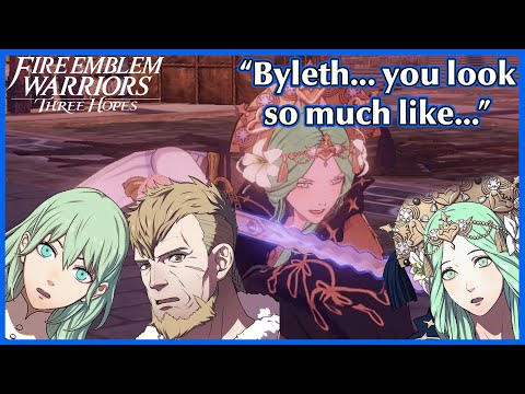 Jeralt and Byleth vs Rhea unique dialogue - Fire Emblem Warriors Three Hopes