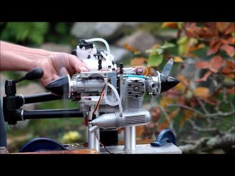 In Line Twin RC Airboat 7 - Project Boat Engine Test 2