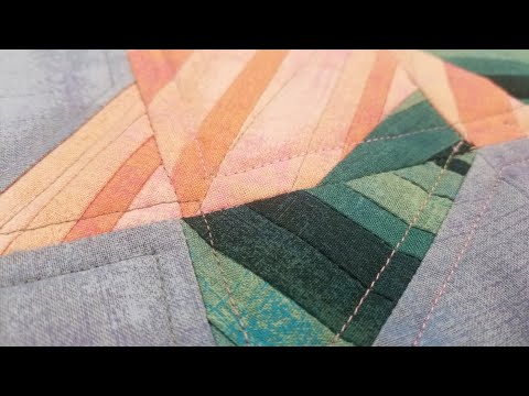 Scrappy Improv Star Sampler QAYG Mini Quilt: Block #2
