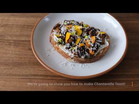 6 Steps to Cook Chanterelle Mushrooms to Perfection | Chanterelle Toast Recipe