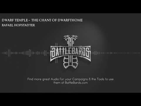 Dwarf Temple The Chant of Dwarfthome by Rafael Hofstadter  Musical Score cut shorter