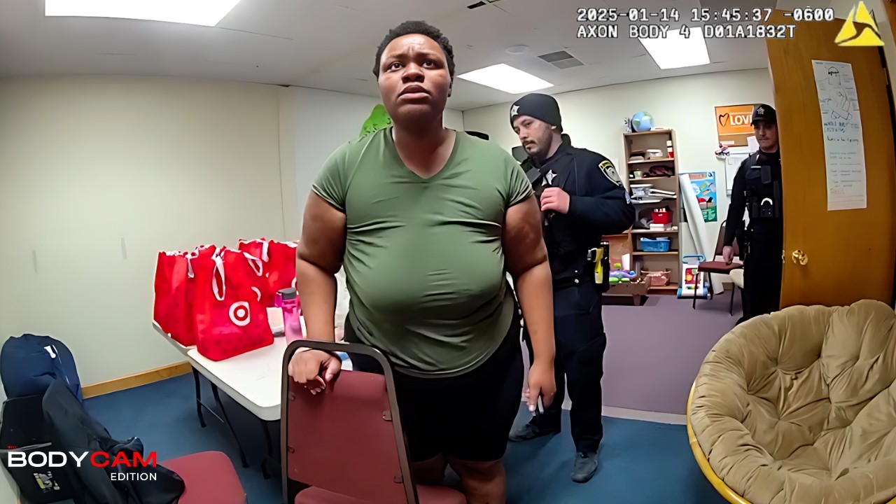 Enormous Woman Completely Explodes When Police Don't Take Her Side