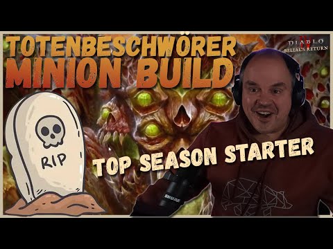 TOTENBESCHWÖRER 💀 Diener Build 💀 PERFEKTER STARTER für Season 8💀Easy Qual 4 farmen