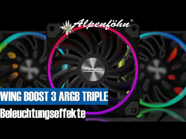 Alpenföhn® 120mm Wing Boost 3 RGB - Alpenföhn
