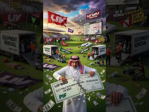 LIV Golf’s Saudi MONEY problem just got very real #shorts