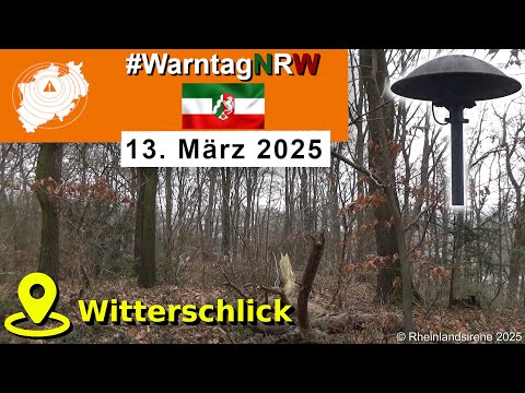 Warning Day NRW 13.03.2025 | E57 sirens will sound for a test alarm in the Rhein-Sieg district