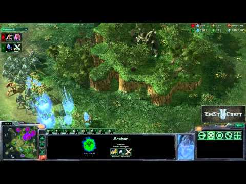 PvZ Grubby vs Darkforce Taldarian Altair Starcraft 2 HD