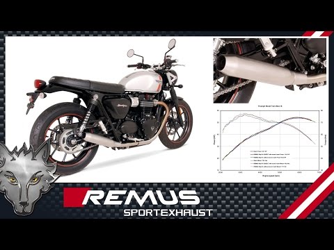 Triumph Street Twin Mod. 2016 with REMUS Slip-on system