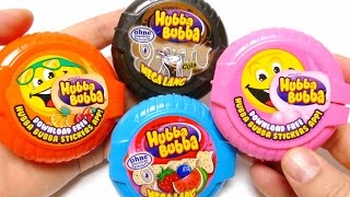 Wrigley Mega Long Hubba Bubba Chewing Gum Tape - 4 Flavour Video