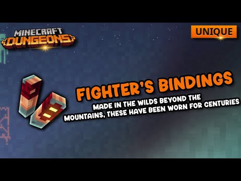 Crafty Gamer - How to Get the FIGHTERS BINDINGS in Minecraft Dungeons | Apocalypse