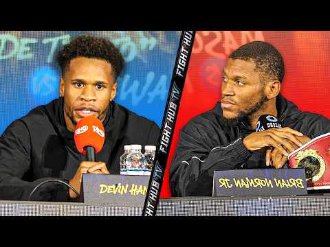 Devin Haney vs Brian Norman Jr - FULL Final Press Conference & Face Off Video