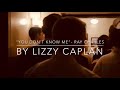 You Don’t Know Me - Lizzy Caplan ( Ray Charles )  + Lyrics