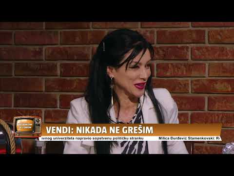 Za šankom - Voditelj stavio glavu na panj - gošća: Vesna Vukelić Vendi