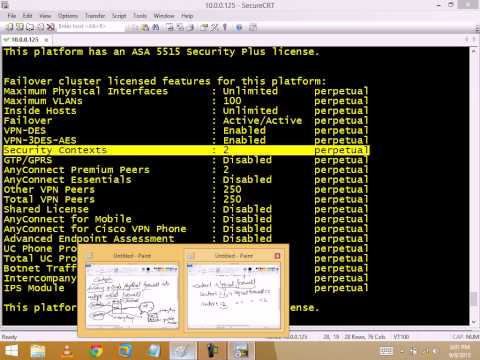 Cisco ASA Context (Basic Configuration)  Part-1