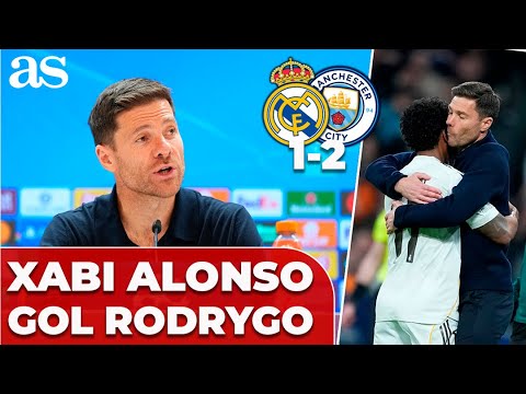 La FELICIDAD de XABI ALONSO por el GOL de RODRYGO tras 32 PARTIDOS con el REAL MADRID sin marcar