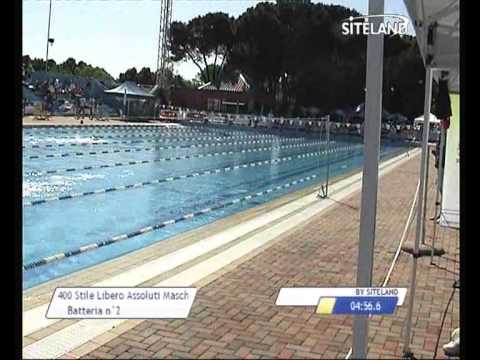 Serie 12 dei 400 Stile Libero  Assoluti Maschi Master - 13 Memorial Andrea Bettiol