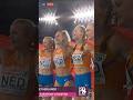 Netherlands Wins 4 400m Relay Final ROMA 2024 Athletics Sports Womenssports Trackandfield