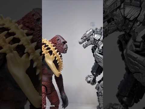 Skar king vs Mechagodzilla #godzilla​ #shmonsterarts​ #godzillaevolved​ #mechagodzilla​#skarking