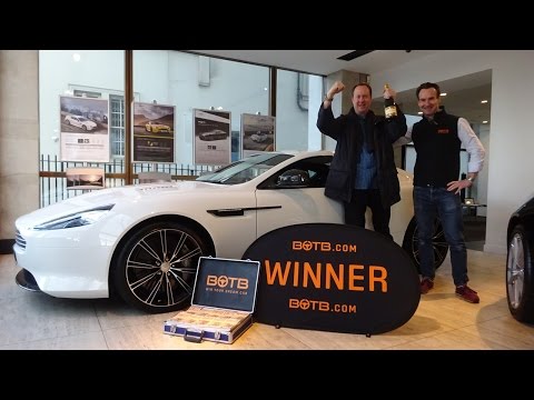 Winner! Week 12 2016 - Aston Martin DB9 GT plus £10,000!