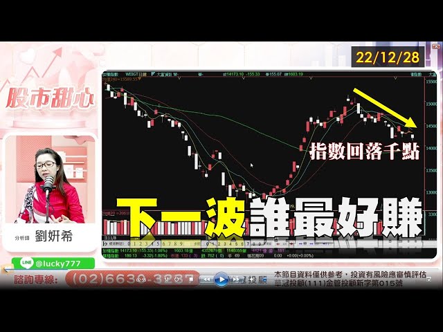 12/28【甜心盤後影音】指數千點回落，下一波誰最好賺？
