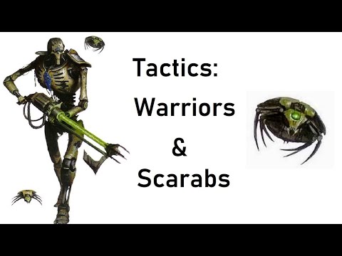 Necron Warrior and Scarab Tactics
