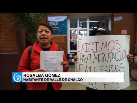 Servicios, mantenimiento y obras, es lo que solicitan ciudadanos en Valle de Chalco