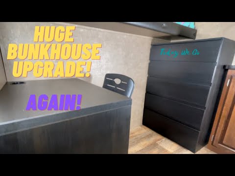 More IKEA Furniture in our RV! - 5th wheel Bunkhouse Modification part 2