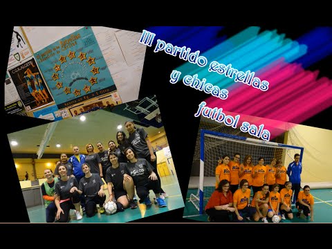 III partido estrellas y chicas futbol sala Navidad 2015 Algete