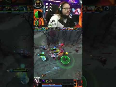 Matu gets the Infest escape and miCKe jumps in to get a triple kill I The International 2022 #shorts