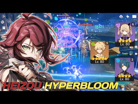THE TRUE POWER OF HEIZOU HYPERBLOOM!! - Genshin Impact