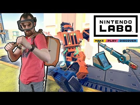 NINTENDO LABO ROBOTER & ANGELN GAMEPLAY DEUTSCH | EgoWhity