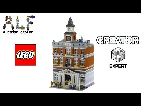 Vidéo LEGO Creator 10224 : La mairie (Modular)