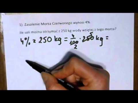 Lekcje i zadania z matematyki: Procenty.  Obliczanie procentu danej liczby.  Cz I