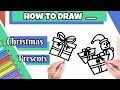 How To Draw A Christmas Present Made Easy