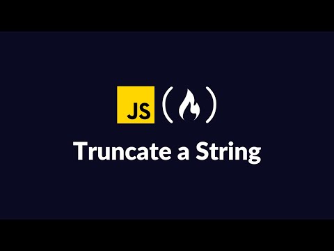 Freecodecamp Truncate A String Solution Javascript Walkthrough