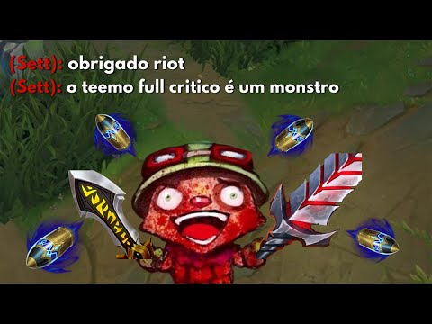 TEEMO FULL CRITICO NA SEASON 12