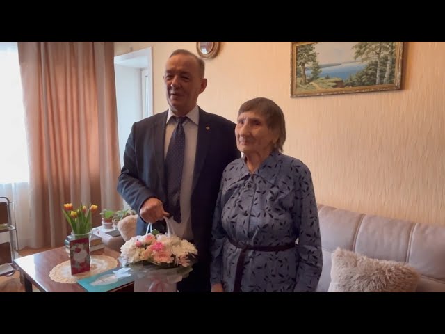 Ангарчанке Пелагее Торбиевской 95 лет!