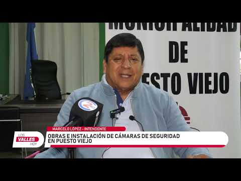 Obras e instalación e cámaras de seguridad en Puesto Viejo